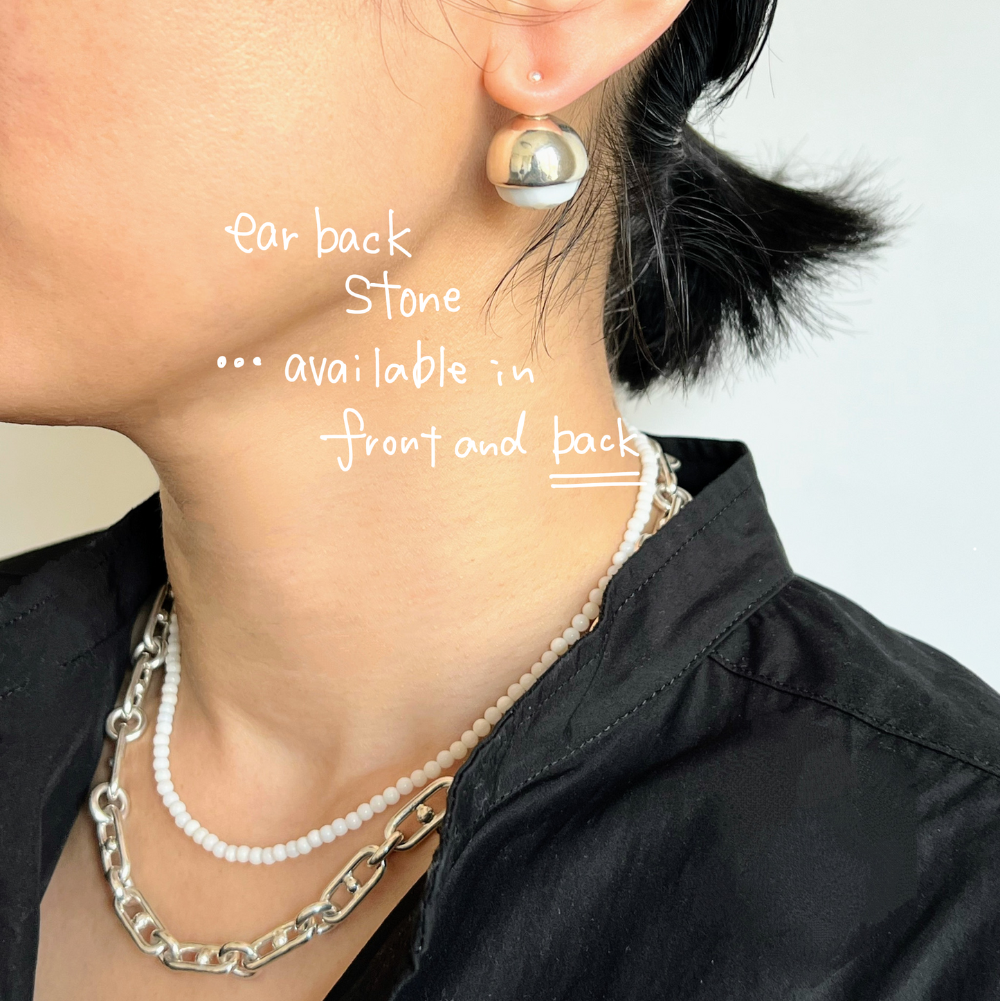 ear back stone(1pair)