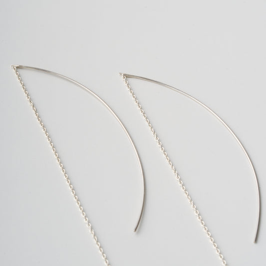 Chain rock earrings (1pair)