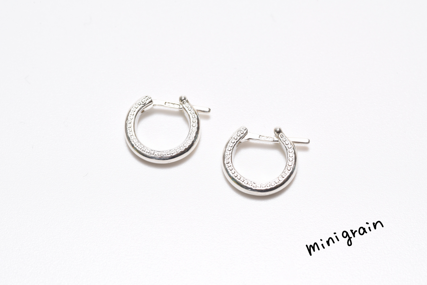 mini hoop earrings