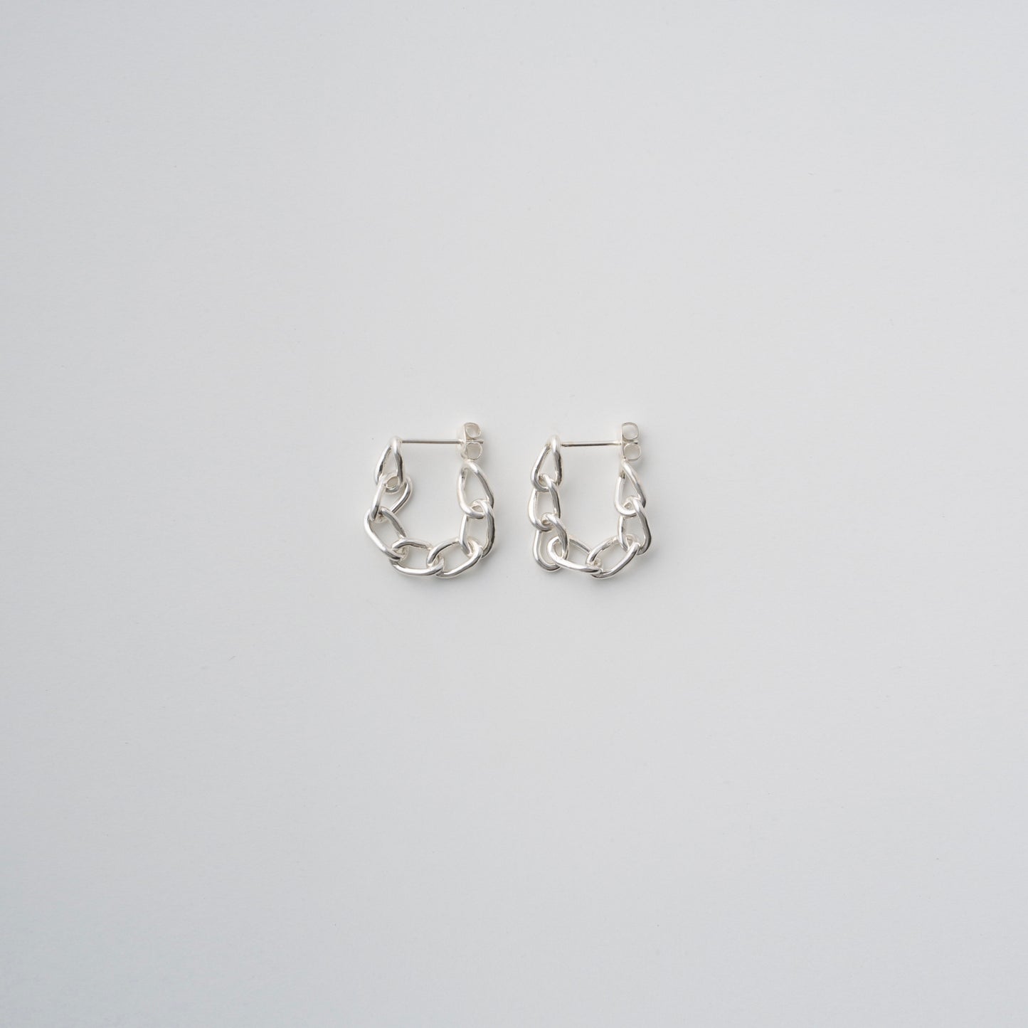 Connect chain earrings (1pair)