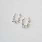 Connect chain earrings (1pair)