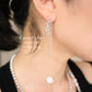 Connect chain earrings (1pair)