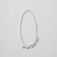 Pearl necklace with extension chain 全5色