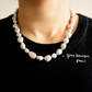 Pearl necklace with extension chain 全5色