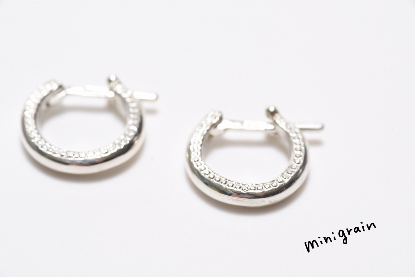 mini hoop earrings