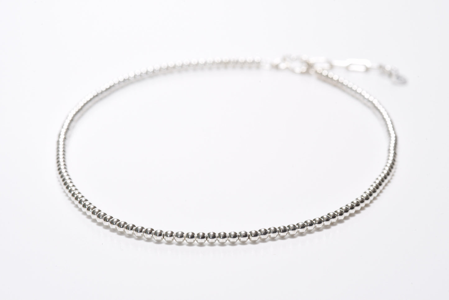 rosary choker necklace sterling silver