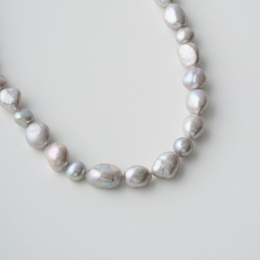 Pearl necklace with extension chain 全5色