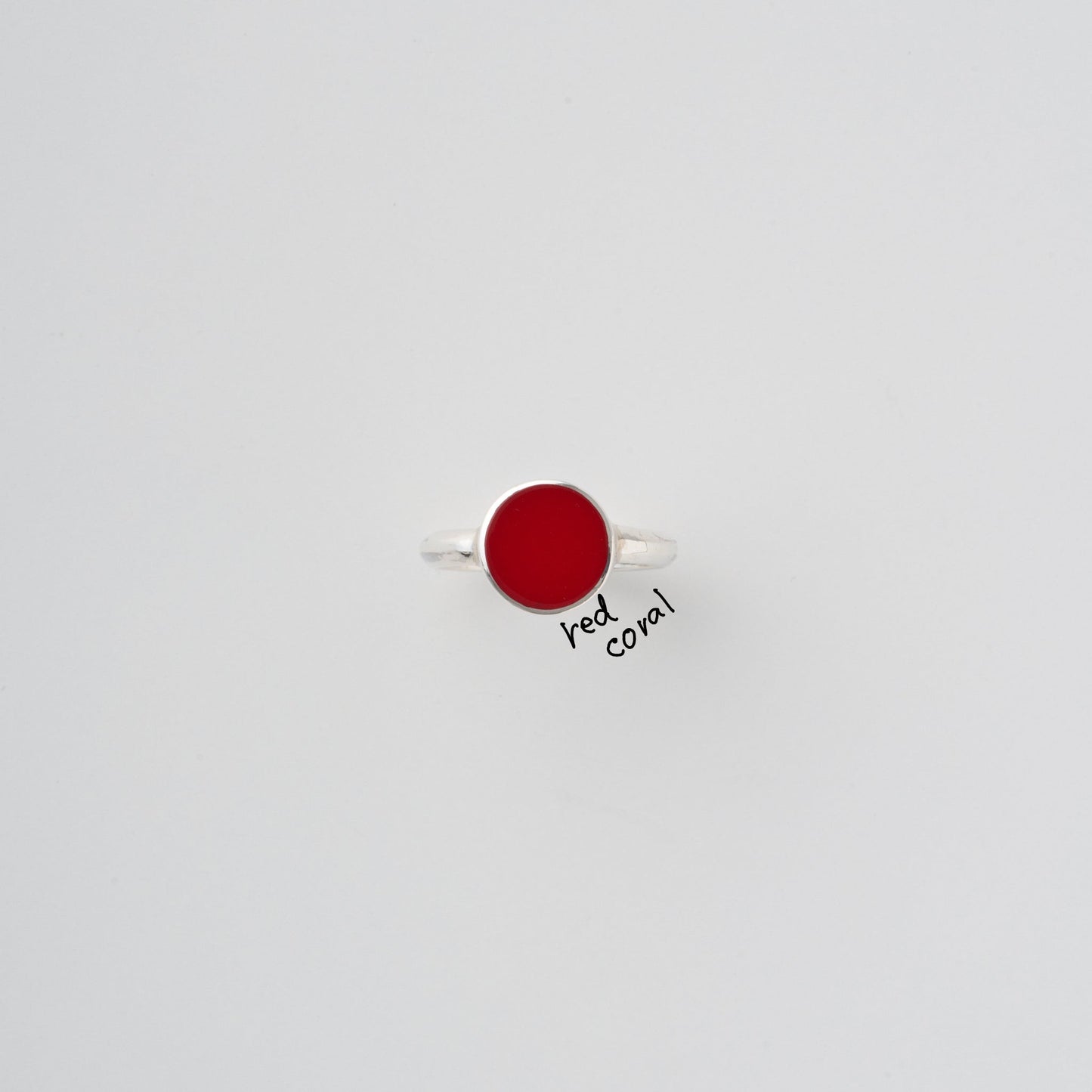 Stone stud ring 全5色